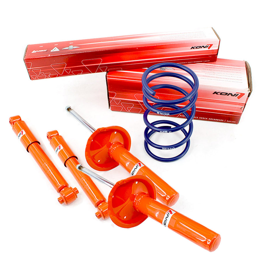 KIT KONI Amortisseurs + Ressorts courts H&R-30mm Peugeot 206 CC 1.6 2.0 16v