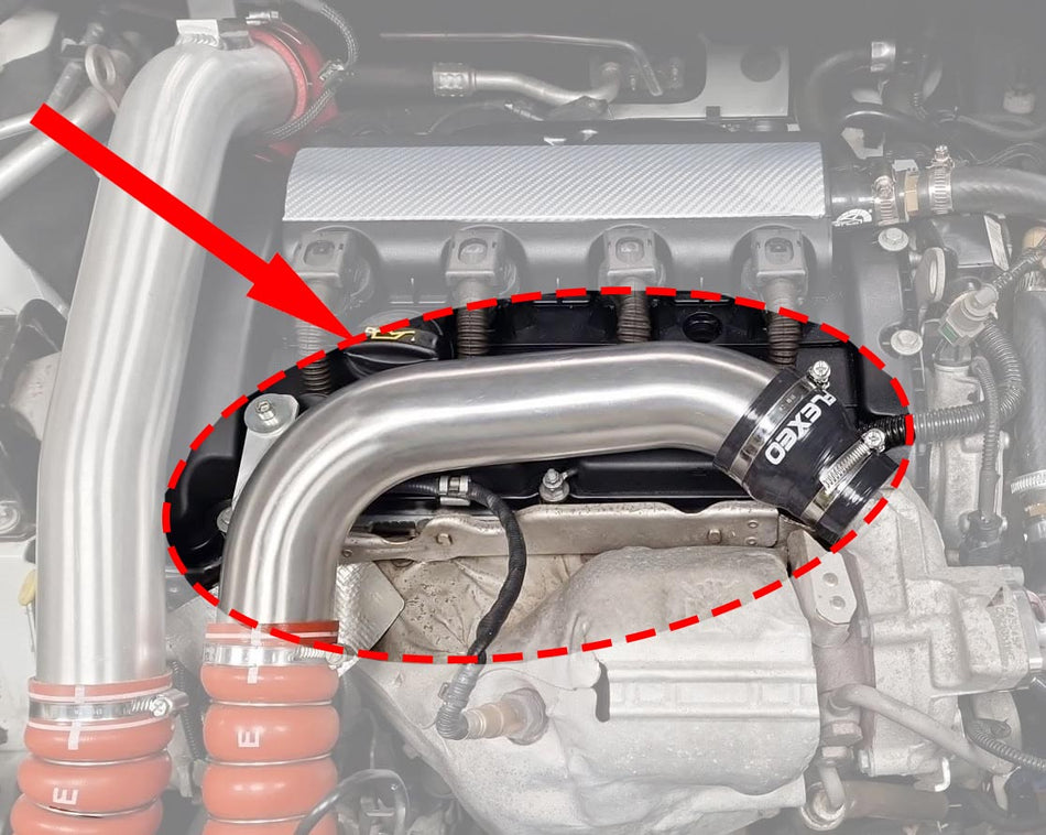 ALUMINUM PIPING "BOOST PIPE" PEUGEOT RCZ THP156