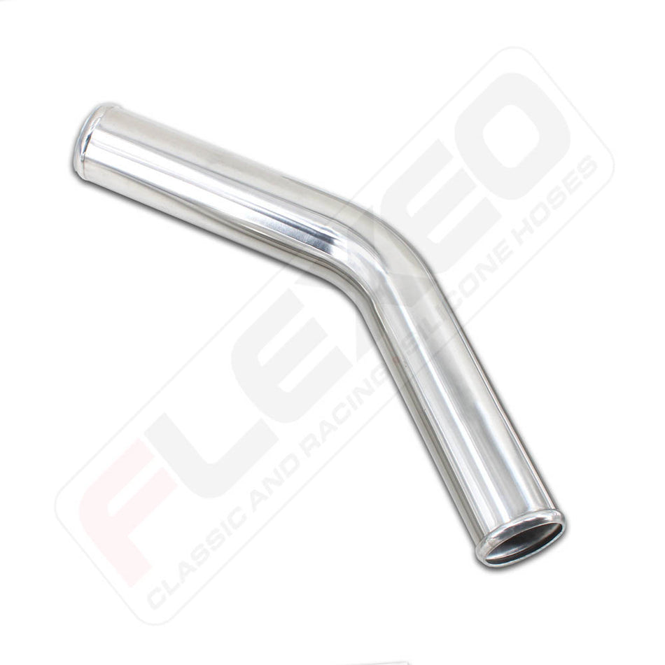 Coude aluminium 45 degrés Ø60mm Long.250x250mm