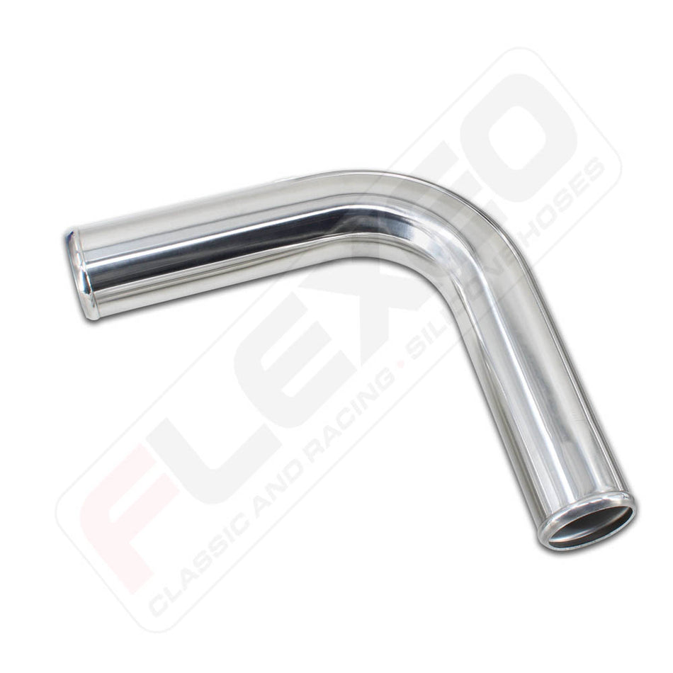 Coude aluminium 90 degrés Ø76mm Long.250x250mm