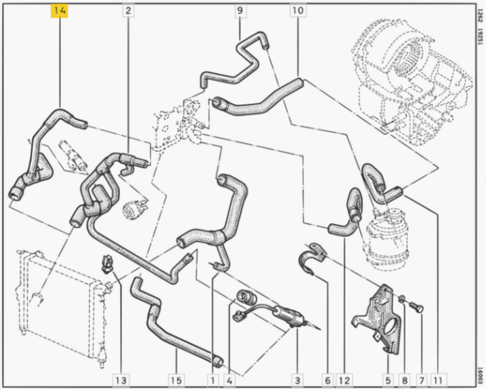KIT 2 DURITES VERSION B RENAULT CLIO 16S/WILLIAMS