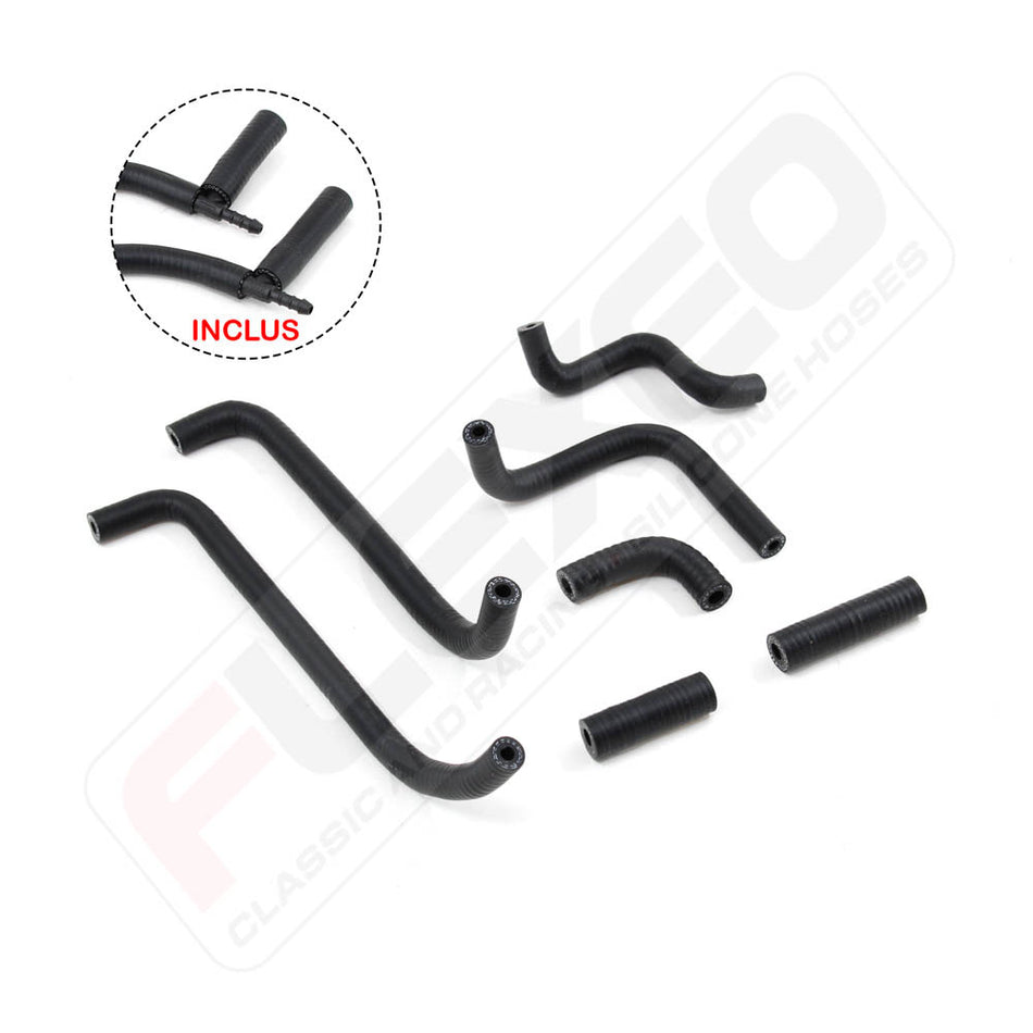 KIT COIFFE CARBU 7 DURITES SILICONE RENAULT SUPER 5 GT TURBO Ph.1