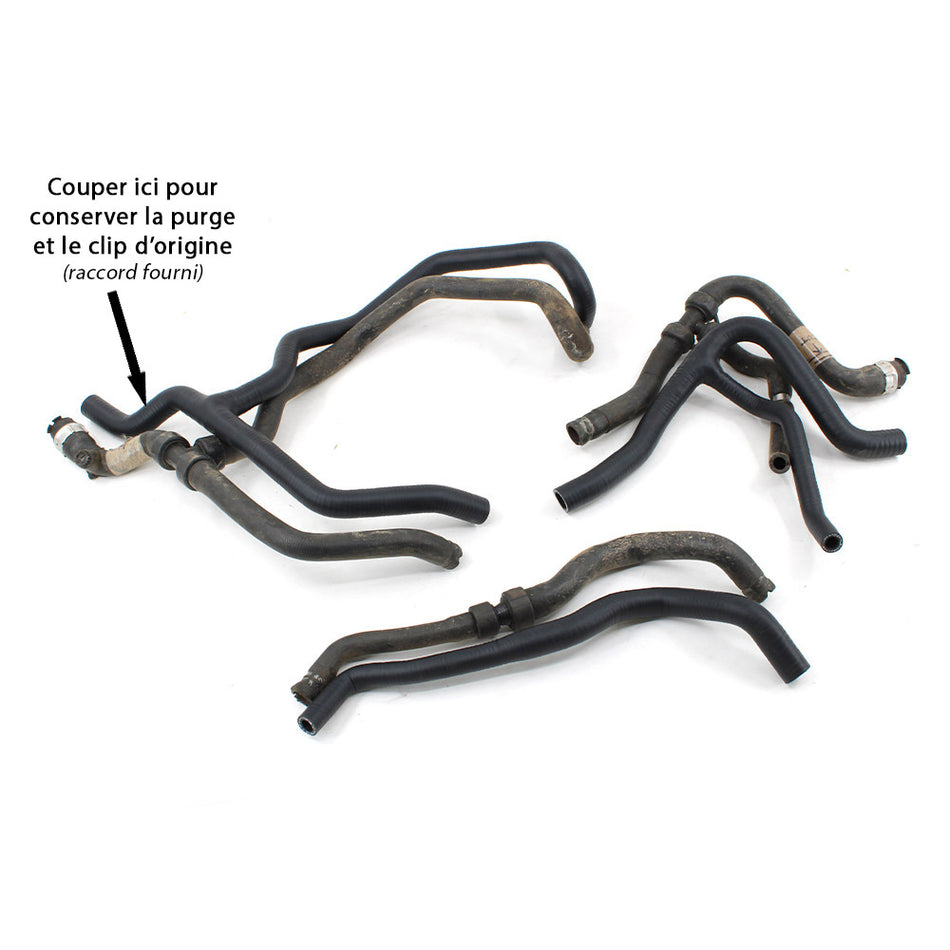SET OF 3 SILICONE COOLING HOSES RENAULT VEL SATIS 2.2L Dci