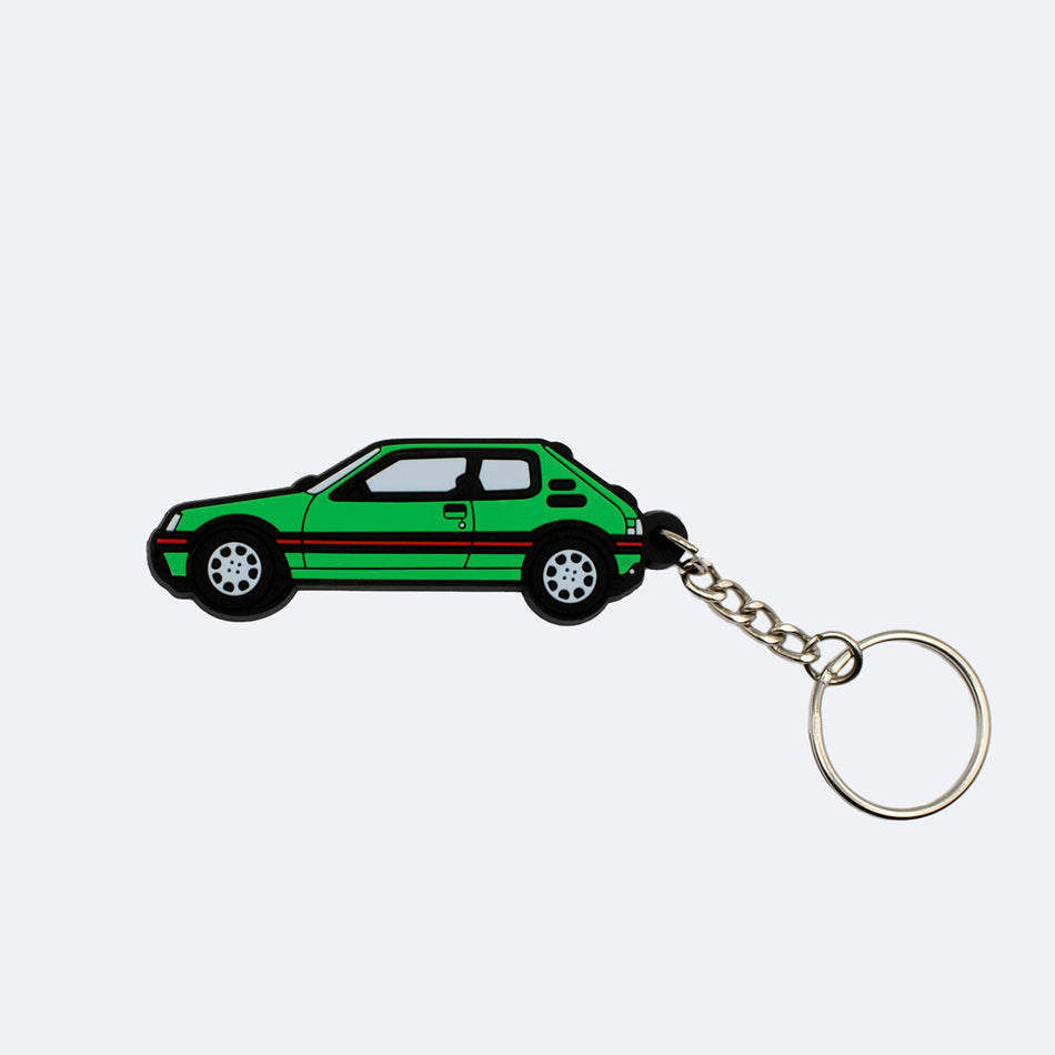 PORTE-CLÉS PEUGEOT 205 GTI VERTE