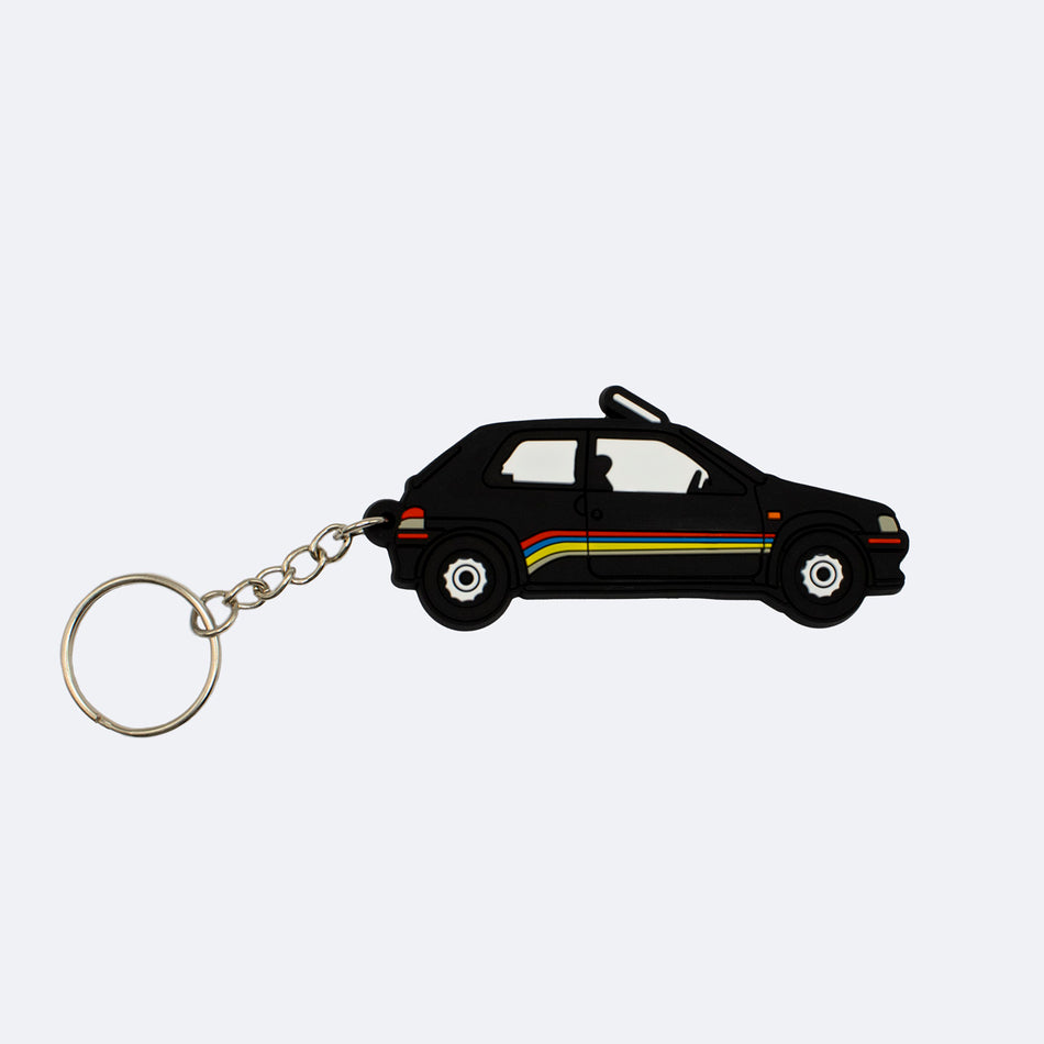 PORTE-CLÉS PEUGEOT 106 RALLYE PHASE 1 NOIRE