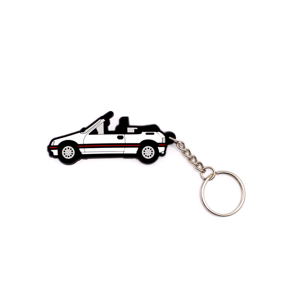 PORTE-CLÉS PEUGEOT 205 CTI BLANCHE