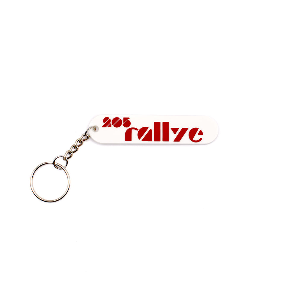 PORTE-CLÉS MONOGRAMME PEUGEOT 205 RALLYE