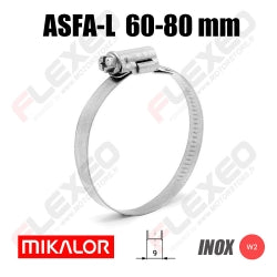 Collar ASFA-L W2 (9mm) Ø60-80mm