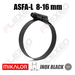 Necklace ASFA-L BLACK W3 (9mm) Ø8-16mm