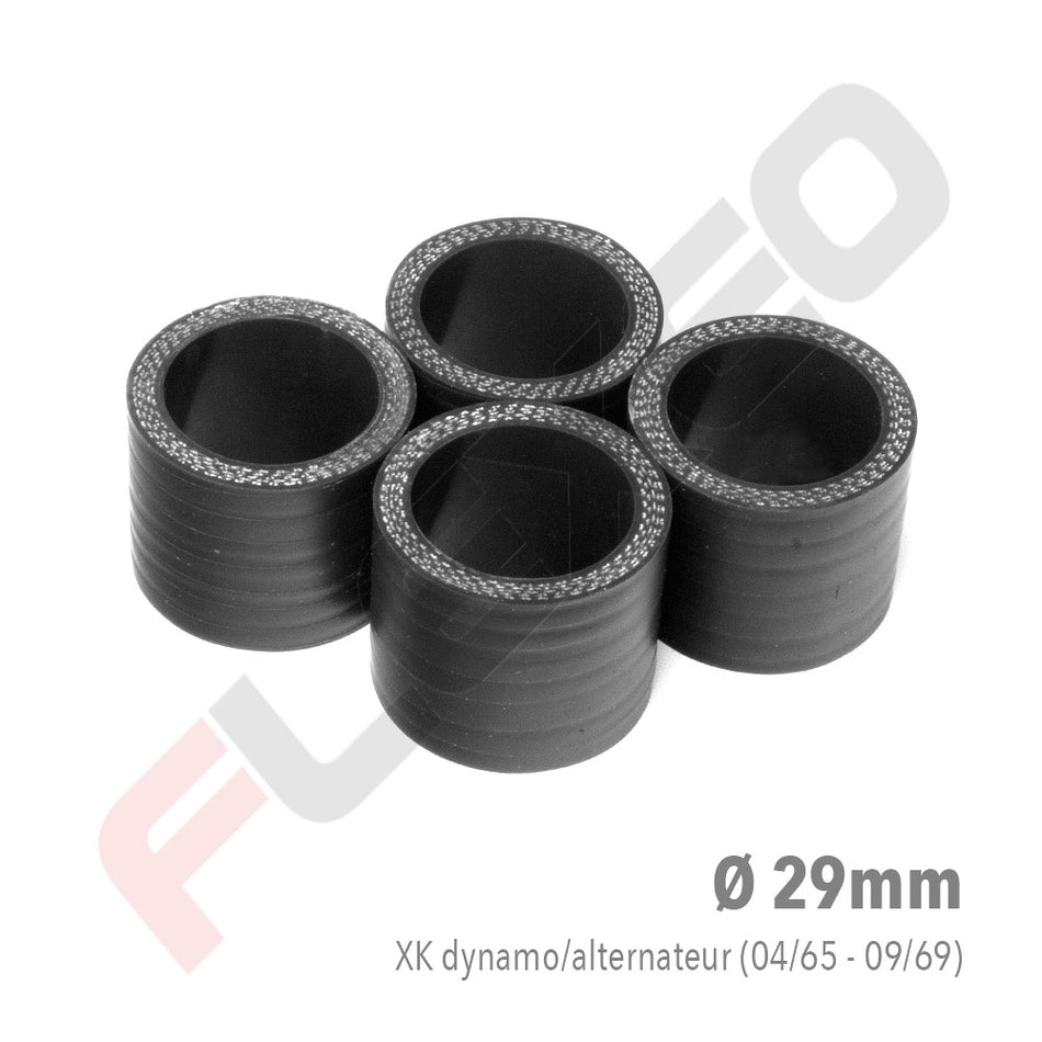 KIT 4 MANCHONS SILICONE PEUGEOT 204/304 MOTEURS XK (29mm) 0348.15