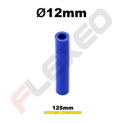 Manchon silicone droit Ø12mm L.125mm 3plys