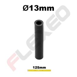Manchon silicone droit Ø13mm L.125mm 3plys