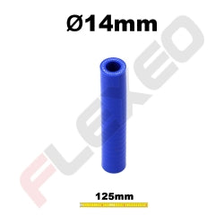 Manchon silicone droit Ø14mm L.125mm 3plys