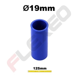Manchon silicone droit Ø19mm L.125mm 3plys