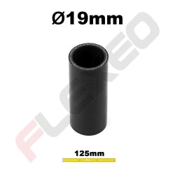Manchon silicone droit Ø19mm L.125mm 3plys