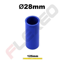 Manchon silicone droit Ø28mm L.125mm 3plys