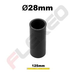 Manchon silicone droit Ø28mm L.125mm 3plys