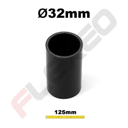 Manchon silicone droit Ø32mm L.125mm 3plys