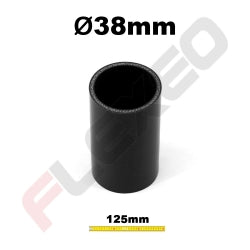 Manchon silicone droit Ø38mm L.125mm 3plys