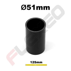Manchon silicone droit Ø51mm L.125mm 4plys