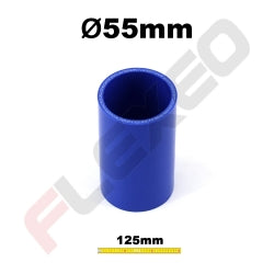 Manchon silicone droit Ø55mm L.125mm 4plys