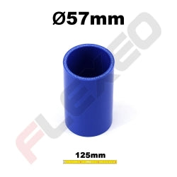 Manchon silicone droit Ø57mm L.125mm 4plys