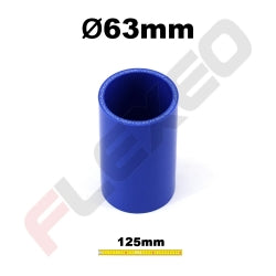 Manchon silicone droit Ø63mm L.125mm 4plys