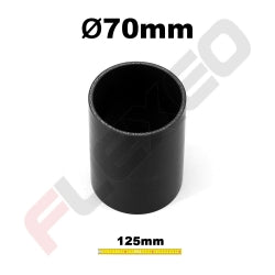 Manchon silicone droit Ø70mm L.125mm 4plys