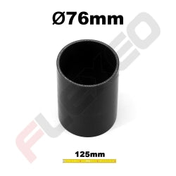Manchon silicone droit Ø76mm L.125mm 4plys