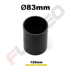 Manchon silicone droit Ø83mm L.125mm 4plys