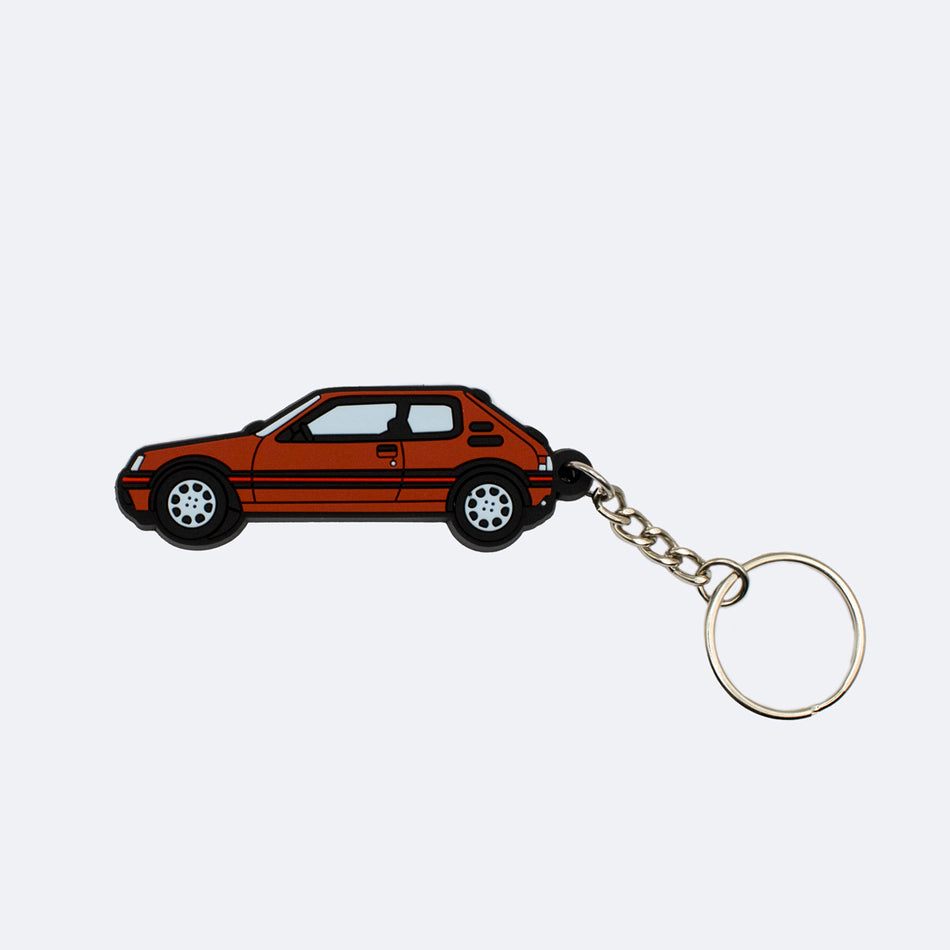 PORTE-CLÉS PEUGEOT 205 GTI ROUGE