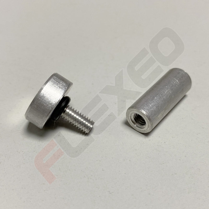 Purge aluminium avec joint torique pour durite 8mm